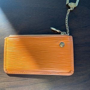 Louis Vuitton key chain and credit card holder